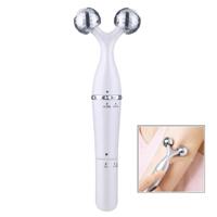 3 in 1 draagbare elektrische oog Massager dubbele kin gezicht lift Body nek massage roller anti rimpel 3D gezichts massage machine (wit)