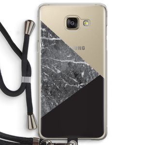 Combinatie marmer: Samsung Galaxy A5 (2016) Transparant Hoesje met koord