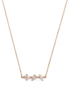 Dana Rebecca Designs collier Alexa Jordyn en or rose 14ct pavé de diamants