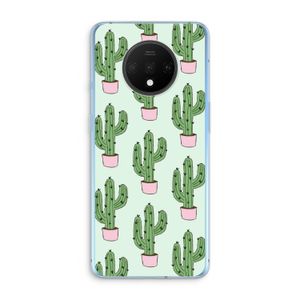 Cactus Lover: OnePlus 7T Transparant Hoesje