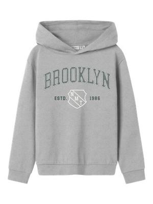 Name it winter sweater jongens - grijs - regular fit - NkmNewi