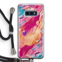 Pastel Echoes: Samsung Galaxy S10e Transparant Hoesje met koord