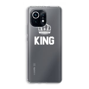King zwart: Xiaomi Mi 11 Transparant Hoesje