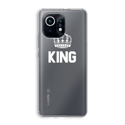 King zwart: Xiaomi Mi 11 Transparant Hoesje