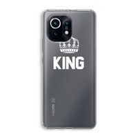 King zwart: Xiaomi Mi 11 Transparant Hoesje