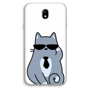Cool cat: Samsung Galaxy J7 (2017) Transparant Hoesje