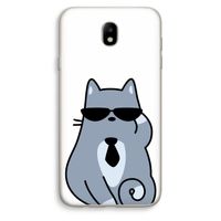 Cool cat: Samsung Galaxy J7 (2017) Transparant Hoesje Cool cat: Samsung Galaxy J7 (2017) Transparant Hoesje