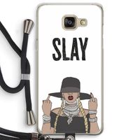 Slay All Day: Samsung Galaxy A5 (2016) Transparant Hoesje met koord