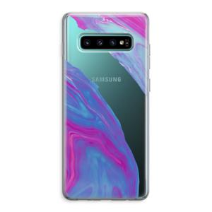 Zweverige regenboog: Samsung Galaxy S10 Plus Transparant Hoesje