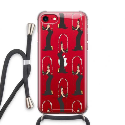 Pop Some Kim: iPhone SE 2020 Transparant Hoesje met koord