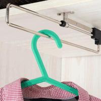 Telescopische Rail Pull-Out kledingkast kleren Hanger(25cm)
