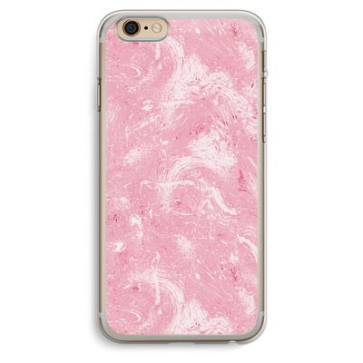Abstract Painting Pink: iPhone 6 Plus / 6S Plus Transparant Hoesje