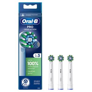 Oral-B Pro Cross Action opzetborstels - Verpakking van 3 stuks