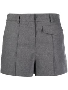 Blanca Vita short Salicaria à taille mi-haute - Gris