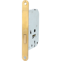 Nemef_YALE 1256 Kastslot | DM50mm | klaviersleutel | voorplaat messing 20x174mm afgerond | messing nachtschoot | 2 sleutels | DR 1+2+3+4 - 9125605535