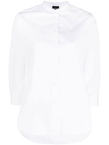 ASPESI chemise ample à design sans col - Blanc