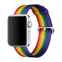 Apple origineel Woven Nylon Apple Watch 38mm / 40mm / 41mm Pride Edition - MQ4F2ZM/A - thumbnail