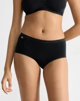 4-pack Basic Midi - dames heup slips (3+1 Gratis) - Heup slips vrouwen - katoenen onderbroeken dames