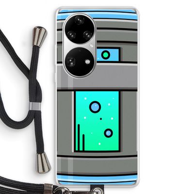 Chug Bottle: Huawei P50 Pro Transparant Hoesje met koord