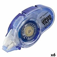 Plakband Tombow Maxi Power Transparant Polyethyleen 8,4 mm 16 m (6 Stuks)