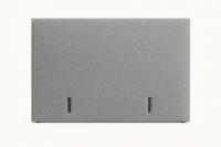 2dekans Hoofdbord Glad 140 x 100 x 8 Grijs - Geleiders op 30 cm hoogte