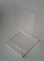 Acryl-boekensteun 75x120mm diep 85 mm