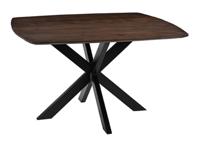 LABEL51 Eettafel 'Blake' Mangohout, 140 x 140cm, kleur Espresso