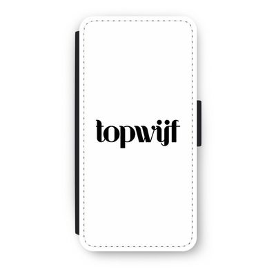 Topwijf Wit: iPhone SE 2020 Flip Hoesje