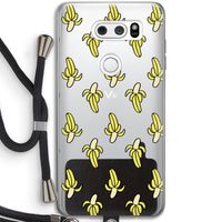 Bananas: LG V30 Transparant Hoesje met koord