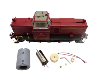 micromotor HR017C motor ombouwset voor: Roco V36, V65, en andere