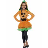 Pompoen kostuum - tutu jurkje - oranje - voor meisjes - Halloween verkleedkleding