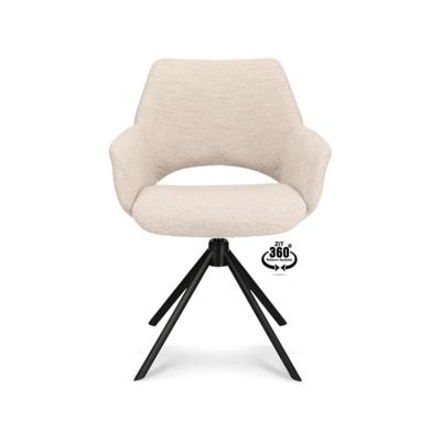 Haluta Draaibare Armstoel Tano - Naturel