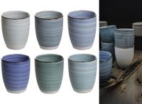 Studio Tavola Bekers Ocean Blue - 350 ml - 6 stuks Studio Tavola Bekers Ocean Blue - 350 ml - 6 stuks
