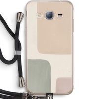 Geo #7: Samsung Galaxy J3 (2016) Transparant Hoesje met koord