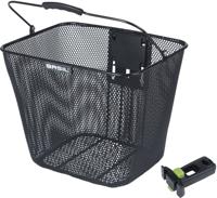 Basil Front basket bilbao kf black