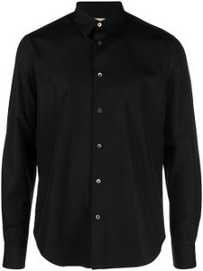 Paul Smith chemise en coton à col pointu - Noir