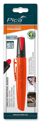 Pica 990/40 VISOR Permanent Marker | Rood | Blister - PI99040SB