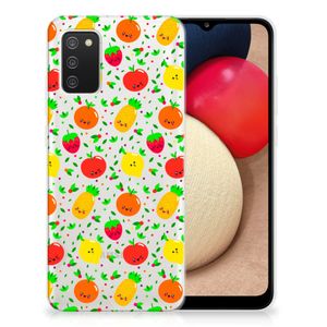 Samsung Galaxy A02s Siliconen Case Fruits