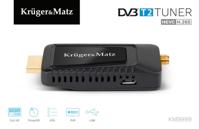 KRUGER & MATZ mini DEKODER DVB-T2 H.265 HEVC KM9999