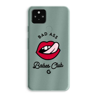 Badass Babes Club: Google Pixel 5a 5G Transparant Hoesje