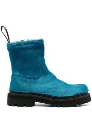 CamperLab bottines Eki en poils de veau - Bleu