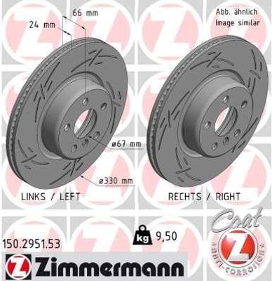 Remschijf BLACK Z 150295153