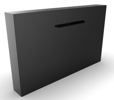 Cascadi Aluminium Watervalelement (naast vijver) Lengte: 2000 Breedte: 250 Hoogte: 1200 - Geroba