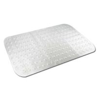 Badmat - transparant - antislip - 79 x 37 cm - douchemat - met zuignappen