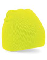 Beechfield CB44 Original Pull-On Beanie - Fluorescent Yellow - One Size - thumbnail
