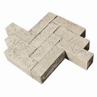 Stenen dikformaat zonder vellingkant Creme 21 x 7 x 8 cm - Gardenlux
