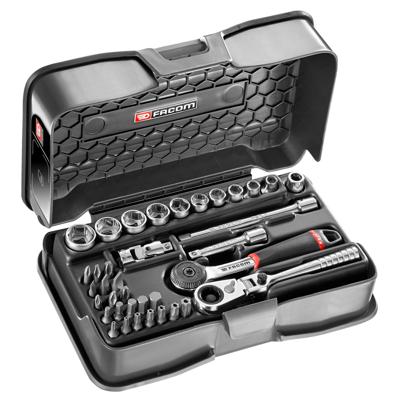 Facom Dopdoos 1/4" | 6P MM R.180HX | 37 Stuks - R.161-6P6HX