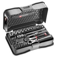 Facom Dopdoos 1/4" | 6P MM R.180HX | 37 Stuks - R.161-6P6HX Facom Dopdoos 1/4" | 6P MM R.180HX | 37 Stuks - R.161-6P6HX