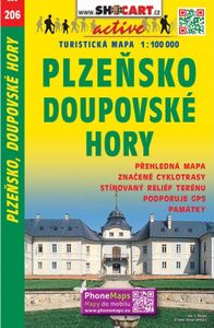 Fietskaart 206 Plzeňsko, Doupovské hory | Shocart