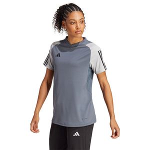 adidas Tiro 23 Competition Training Shirt Dames - Opruiming - Kleding - Grey - maat XXS